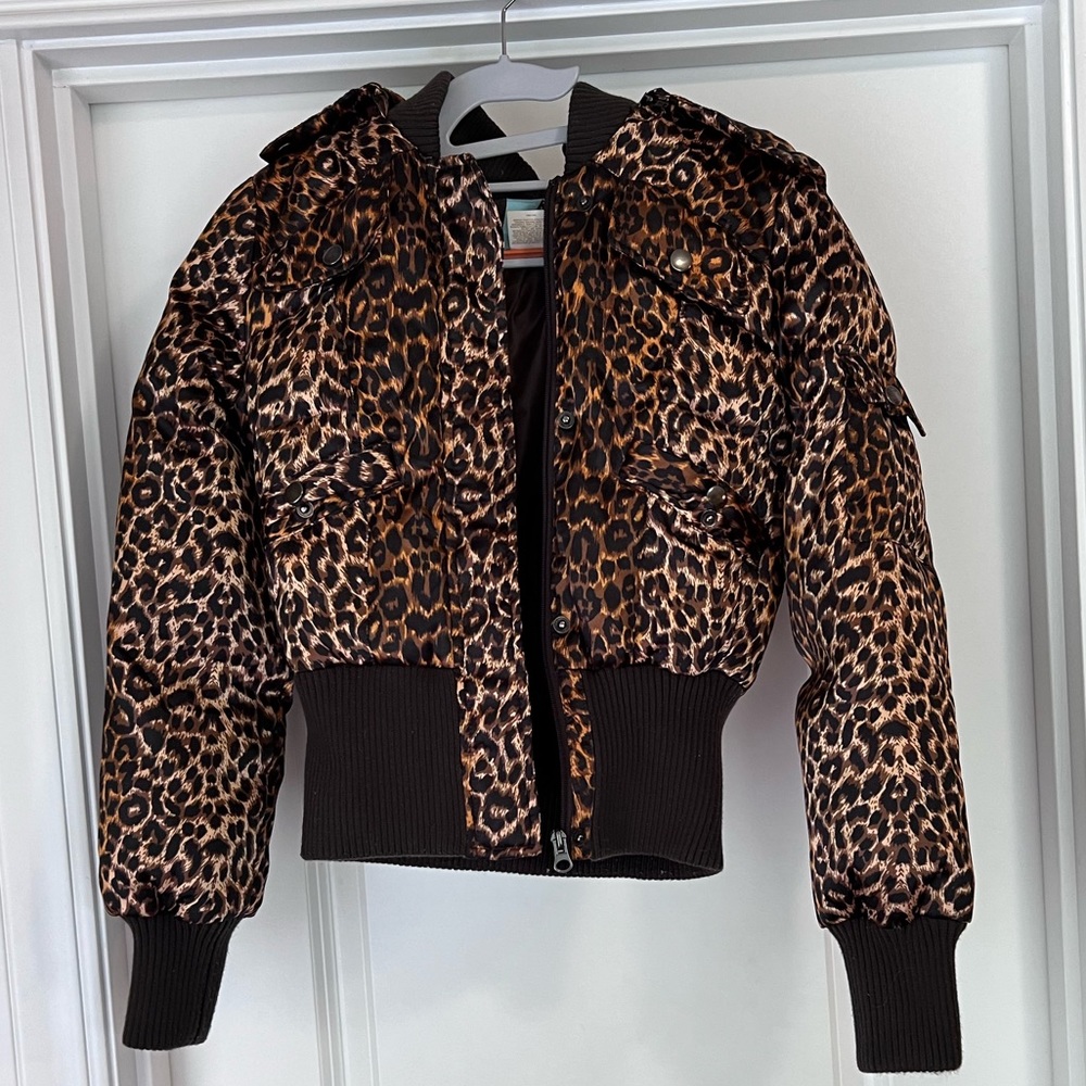 Guess Marciano Jacket with fur hood. Size S